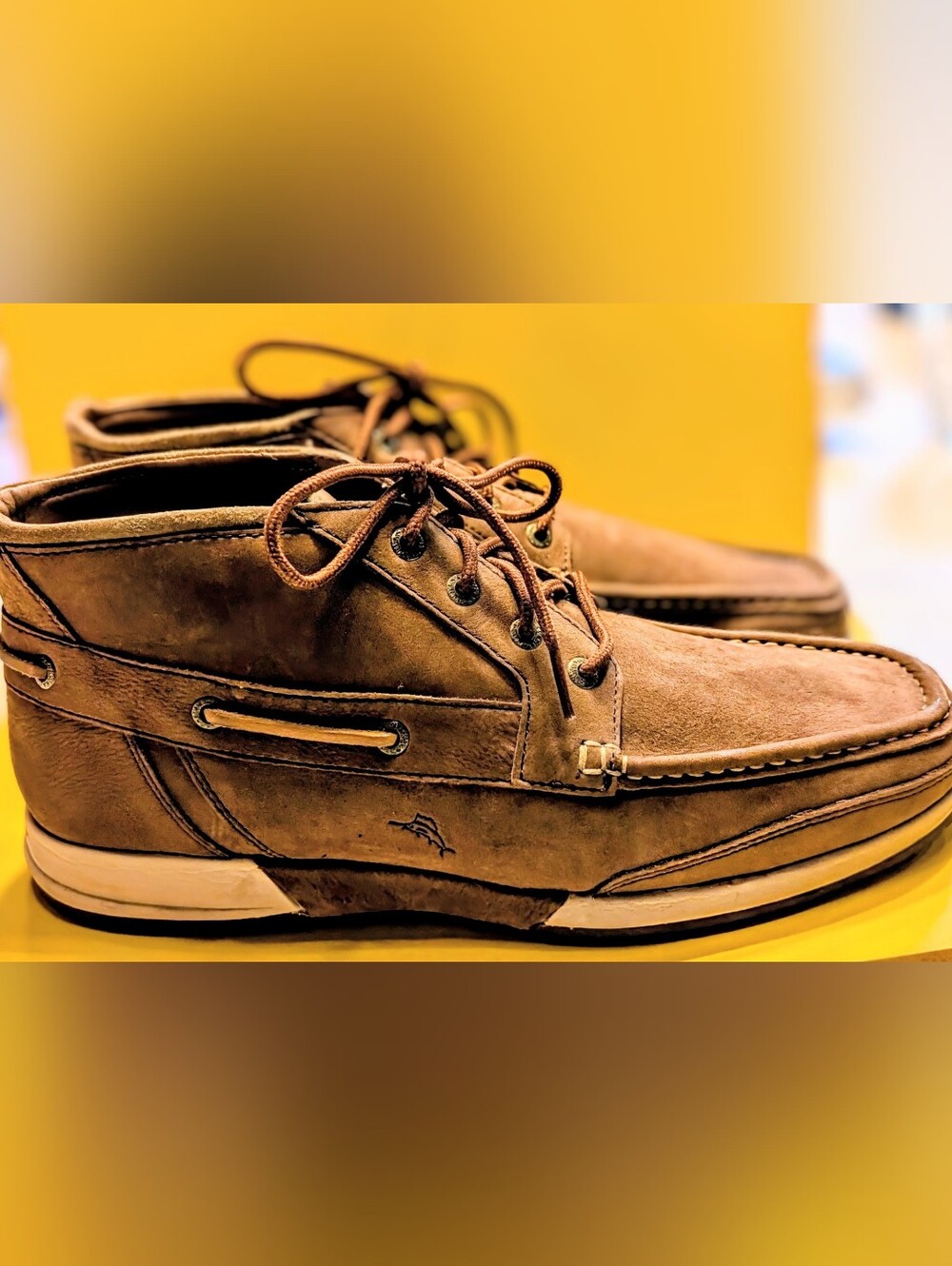 Tommy Bahama Marrakesh Mirago Leather Chukka Boots Men's Size 10D